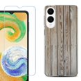 thumbnail image 1 of For Samsung Galaxy S25 Edge 5G Protective Shockproof Phone Case with Tempered Glass Screen Protector, by OneToughShield - Wood Print, 1 of 4