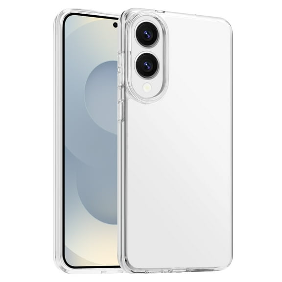 For Samsung Galaxy S25 Edge / SM-S937 TPU Transparent Full Body Protective Shockproof Hybrid Case Cover Clear