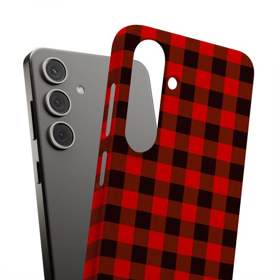 For Samsung Galaxy S25, Hard Shell, Classic Plaid Print, USA