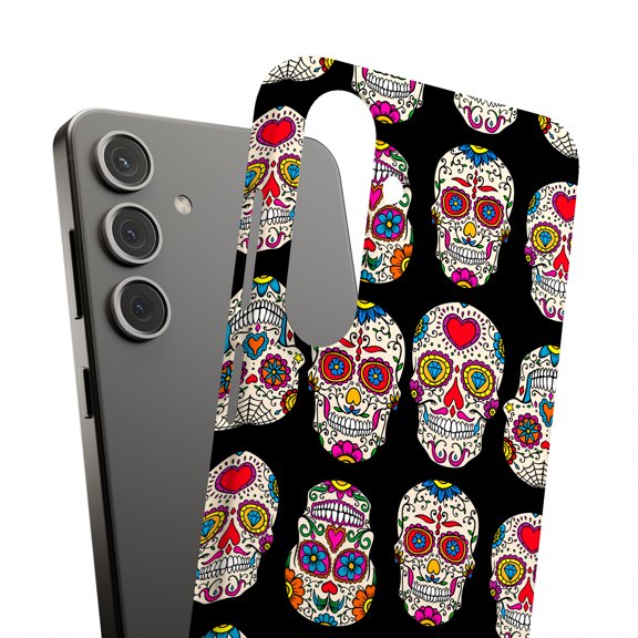 For Samsung Galaxy S25, Hard Shell, Cute Skull Head Print, USA