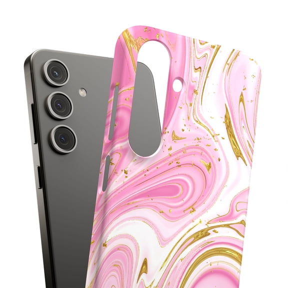 For Samsung Galaxy S25, Hard Shell, Opal Marble 11 Print, USA