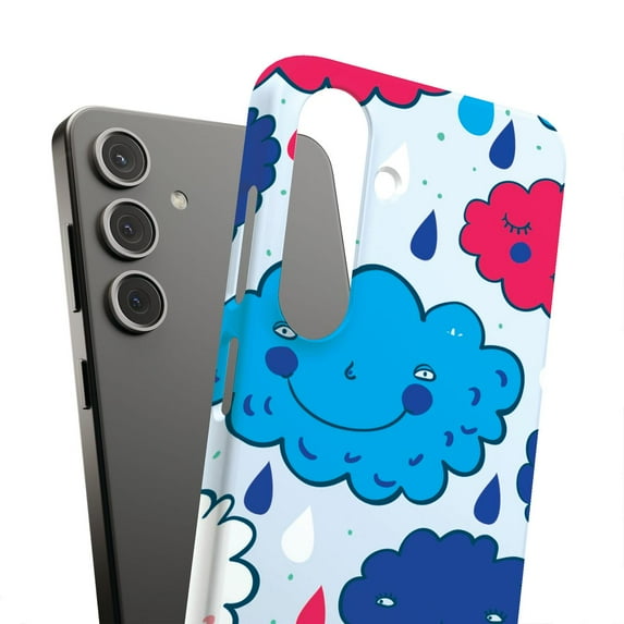 For Samsung Galaxy S25, Hard Shell, Rain Clouds 1 Print, USA
