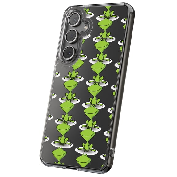 For Samsung Galaxy S25, Hybrid Clear, Frog One Print, USA