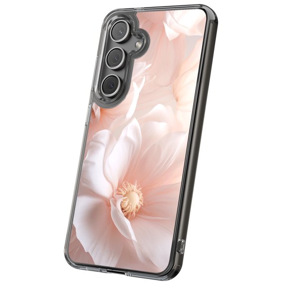 For Samsung Galaxy S25, Hybrid Clear, Grace Floral Beauty Print, USA