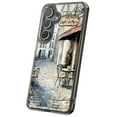 thumbnail image 1 of For Samsung Galaxy S25, Hybrid Clear, Parisian Café 2 Print, USA, 1 of 8
