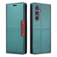 thumbnail image 1 of For Samsung Galaxy S25+ PU Leather Wallet Phone Case,Flip Folding Kickstand,With Card Slots & Cash Pocket,Shockproof Anti-fall Rugged Anti-fall Ultra Slim Phone Case Cover,Green, 1 of 8
