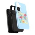 For Samsung Galaxy S25 Plus, Dual-Layers Rugged Case, Jesus Love U 3 ...