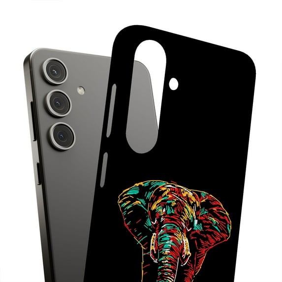 For Samsung Galaxy S25 Plus, Hard Shell, Elephant Color Print, USA