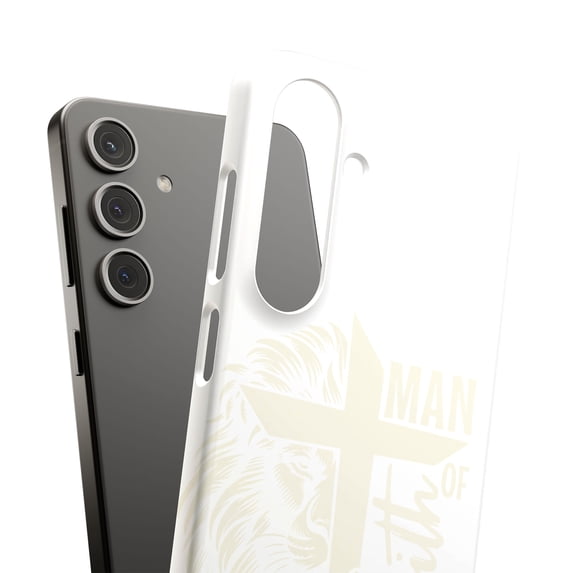 For Samsung Galaxy S25 Plus, Hard Shell, Man of Faith 2 Print, USA