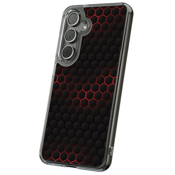 For Samsung Galaxy S25 Plus, Hybrid Clear, Geometric 12 Print, USA
