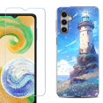 thumbnail image 1 of For Samsung Galaxy S25+ / S25 Plus 5G Phone Case Cover, Shockproof Case with Tempered Glass Screen Protector, by OneToughShield - Beacon Sky, 1 of 4