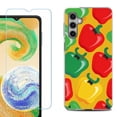 thumbnail image 1 of For Samsung Galaxy S25+ / S25 Plus 5G Phone Case Cover, Shockproof Case with Tempered Glass Screen Protector, by OneToughShield - Bell Pepper, 1 of 4