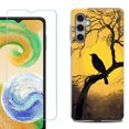 thumbnail image 1 of For Samsung Galaxy S25+ / S25 Plus 5G Phone Case Cover, Shockproof Case with Tempered Glass Screen Protector, by OneToughShield - Bird Sunset, 1 of 4