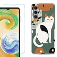thumbnail image 1 of For Samsung Galaxy S25+ / S25 Plus 5G Phone Case Cover, Shockproof Case with Tempered Glass Screen Protector, by OneToughShield - Cat, 1 of 4