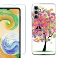thumbnail image 1 of For Samsung Galaxy S25+ / S25 Plus 5G Phone Case Cover, Shockproof Case with Tempered Glass Screen Protector, by OneToughShield - Color Hearts Tree, 1 of 4