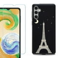 thumbnail image 1 of For Samsung Galaxy S25+ / S25 Plus 5G Phone Case Cover, Shockproof Case with Tempered Glass Screen Protector, by OneToughShield - Eiffel Tower Moon, 1 of 4