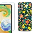 thumbnail image 1 of For Samsung Galaxy S25+ / S25 Plus 5G Phone Case Cover, Shockproof Case with Tempered Glass Screen Protector, by OneToughShield - Flower Symphony, 1 of 4