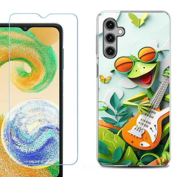 For Samsung Galaxy S25+ / S25 Plus 5G Phone Case Cover, Shockproof Case with Tempered Glass Screen Protector, by OneToughShield – Grasshopper