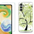 thumbnail image 1 of For Samsung Galaxy S25+ / S25 Plus 5G Phone Case Cover, Shockproof Case with Tempered Glass Screen Protector, by OneToughShield - Green Tree, 1 of 4