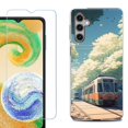 thumbnail image 1 of For Samsung Galaxy S25+ / S25 Plus 5G Phone Case Cover, Shockproof Case with Tempered Glass Screen Protector, by OneToughShield - Kyoto Summer, 1 of 4