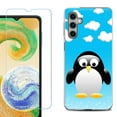 thumbnail image 1 of For Samsung Galaxy S25+ / S25 Plus 5G Phone Case Cover, Shockproof Case with Tempered Glass Screen Protector, by OneToughShield - Penguin, 1 of 4