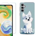 thumbnail image 1 of For Samsung Galaxy S25+ / S25 Plus 5G Phone Case Cover, Shockproof Case with Tempered Glass Screen Protector, by OneToughShield - Puppy Charm, 1 of 4