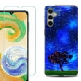 thumbnail image 1 of For Samsung Galaxy S25+ / S25 Plus 5G Phone Case Cover, Shockproof Case with Tempered Glass Screen Protector, by OneToughShield - Star Trails Tree, 1 of 4