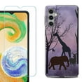 thumbnail image 1 of For Samsung Galaxy S25+ / S25 Plus 5G Phone Case Cover, Shockproof Case with Tempered Glass Screen Protector, by OneToughShield - Twilight Safari, 1 of 4