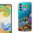 thumbnail image 1 of For Samsung Galaxy S25+ / S25 Plus 5G Phone Case Cover, Shockproof Case with Tempered Glass Screen Protector, by OneToughShield - Underwater, 1 of 4