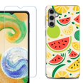 thumbnail image 1 of For Samsung Galaxy S25+ / S25 Plus 5G Phone Case Cover, Shockproof Case with Tempered Glass Screen Protector, by OneToughShield - Watermelon Mix, 1 of 4