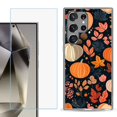 thumbnail image 1 of For Samsung Galaxy S25 Ultra 5G Phone Case Cover with Tempered Glass Screen Protector, by OneToughShield - Autumn Season, 1 of 4