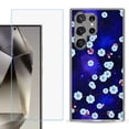 thumbnail image 1 of For Samsung Galaxy S25 Ultra 5G Phone Case Cover with Tempered Glass Screen Protector, by OneToughShield - Blossom Stars, 1 of 4