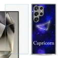thumbnail image 1 of For Samsung Galaxy S25 Ultra 5G Phone Case Cover with Tempered Glass Screen Protector, by OneToughShield - Capricorn, 1 of 4