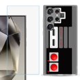 thumbnail image 1 of For Samsung Galaxy S25 Ultra 5G Phone Case Cover with Tempered Glass Screen Protector, by OneToughShield - Game Controller, 1 of 4