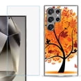 thumbnail image 1 of For Samsung Galaxy S25 Ultra 5G Phone Case Cover with Tempered Glass Screen Protector, by OneToughShield - Golden Tree, 1 of 4