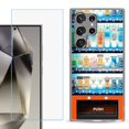 thumbnail image 1 of For Samsung Galaxy S25 Ultra 5G Phone Case Cover with Tempered Glass Screen Protector, by OneToughShield - Vending Machine, 1 of 4