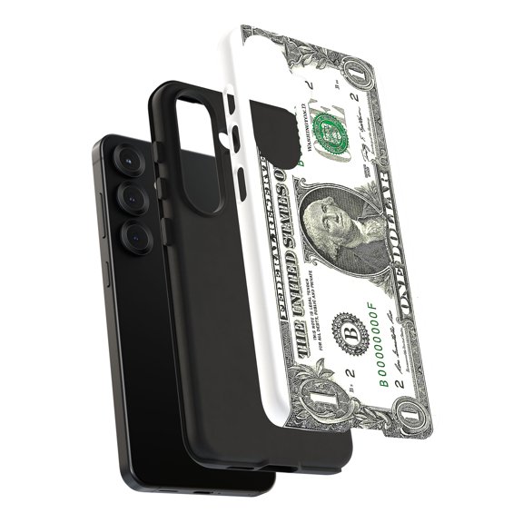 For Samsung Galaxy S25 Ultra, Dual-Layer, One Dollar Bill Print, USA
