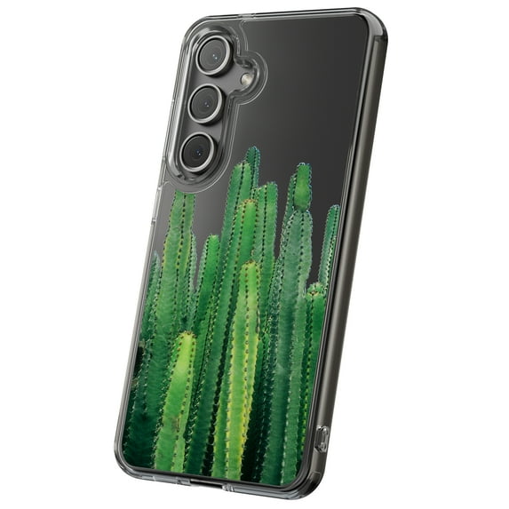 For Samsung Galaxy S25 Ultra, Hybrid Clear, Cactus Bush Print, USA