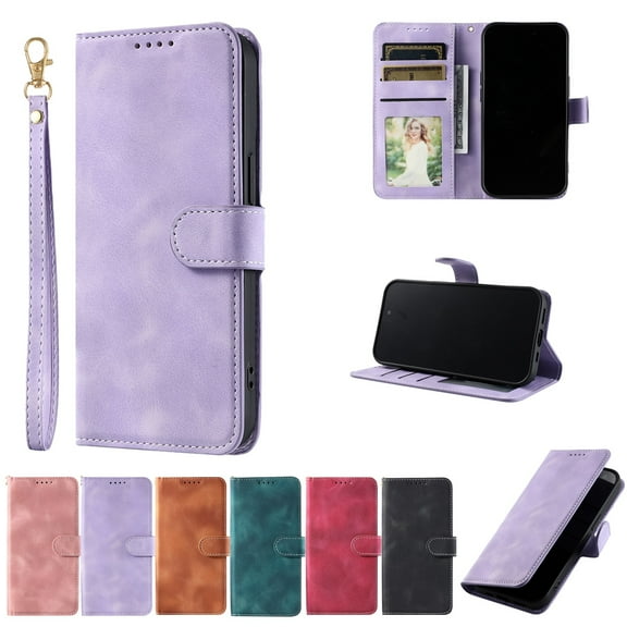 For Samsung Galaxy S25 Ultra S25Plus Phone Case Leather Wallet Case with Card Holder Phone Cover