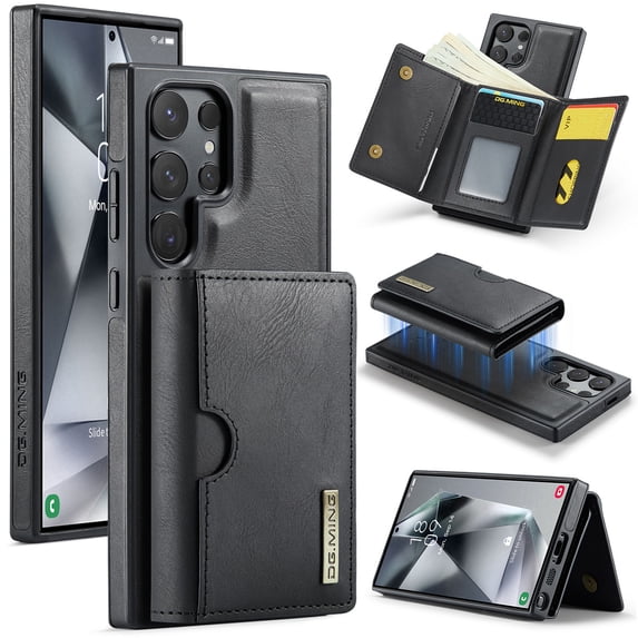 For Samsung Galaxy S25 Ultra S25Plus Phone Case Wallet Case with Card Holder Magnetic For Samsung Galaxy S25 Leather Phone Cases