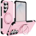 thumbnail image 1 of For Samsung Galaxy S26 Ultra 5G Magnetic 360° Rotating Holder Phone Case,Pink ,For Galaxy S26 Ultra 5G, 1 of 7