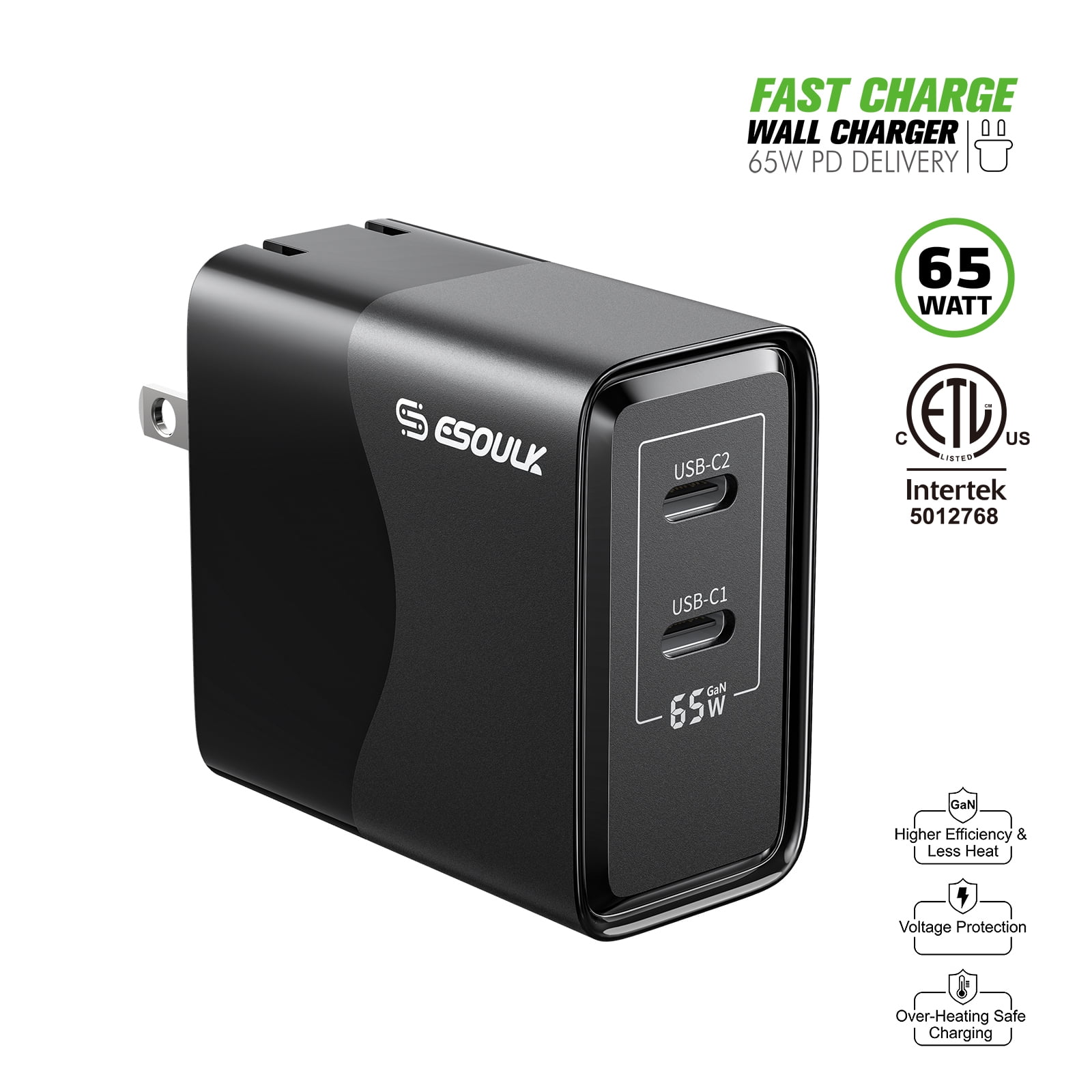For Samsung Galaxy S26 ultra SM-S948 65W Fast Home Wall Travel Charger PD USB C - Wall Home Charger Only