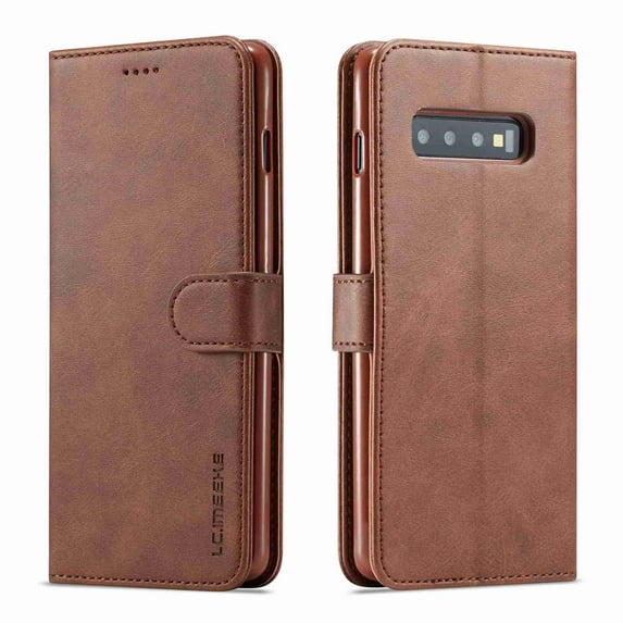 For Samsung Galaxy S7,Dteck Durable Leather Folio Flip Card Slot Wallet Protective Case Cover Shell ,brown
