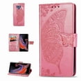 thumbnail image 1 of For Samsung Galaxy S8,Dteck PU Leather Case [Built-in Credit Card Slots] Magnetic Design Flip Folio Leather Cover Case with Flower Butterfly Pattern,pink, 1 of 1