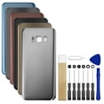 thumbnail image 1 of For Samsung Galaxy S8 SM-G950U1 Replacement Back Battery Cover Rear Housing Door Tool Black, 1 of 5