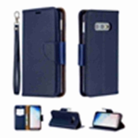 For Samsung Galaxy S9 Plus,Dteck PU Litchi Leather Card Slots Wallet Case Flip Stand Cover With Handle Strap,blue