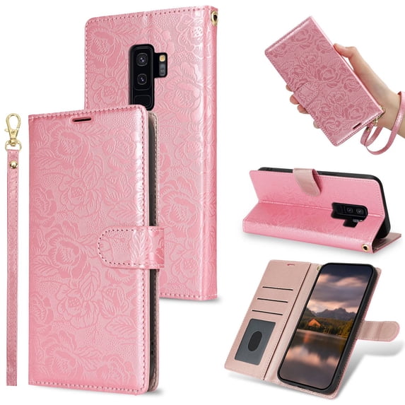 For Samsung Galaxy S9 Plus Phone Case Wallet Case with Card Holder Magnetic For Samsung S9 Leather Phone Cases