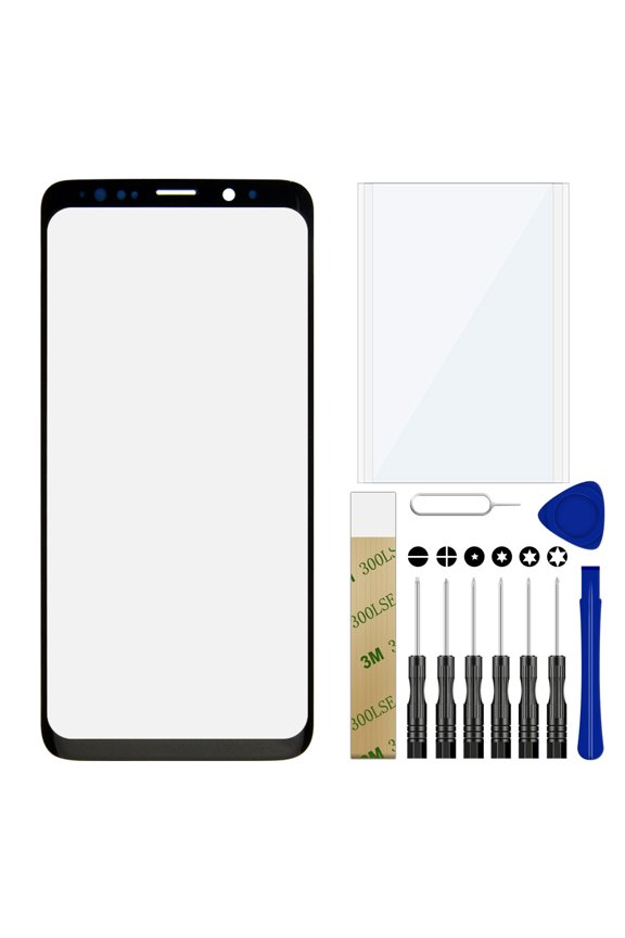 For Samsung Galaxy S9 SM-G9600 G9600 Replacement Front Outer Glass Lens Screen Tool