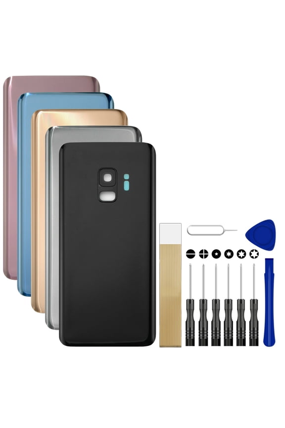 For Samsung Galaxy S9 SM-G9600 Replacement Back Battery Cover Rear Housing Door Tool Blue
