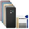 thumbnail image 1 of For Samsung Galaxy S9 SM-G960F Replacement Back Battery Cover Rear Housing Door Tool Black, 1 of 5